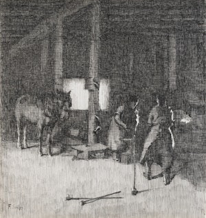 In the Blacksmith’s Shop image